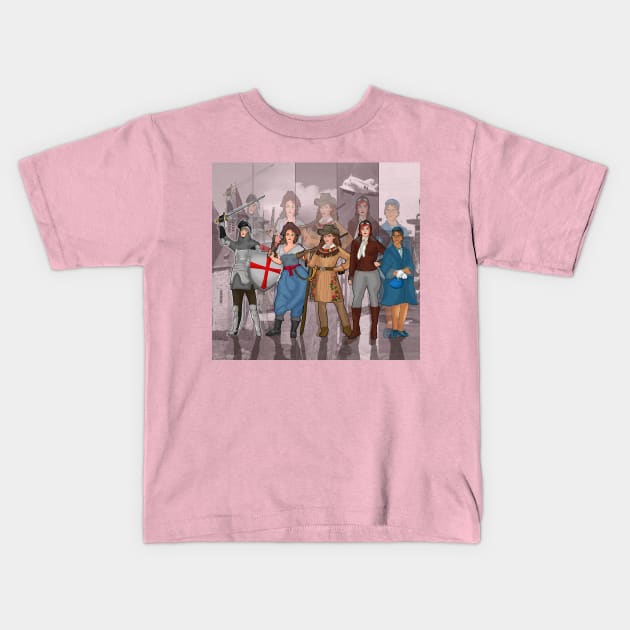 Empowering women Kids T-Shirt by lytebound